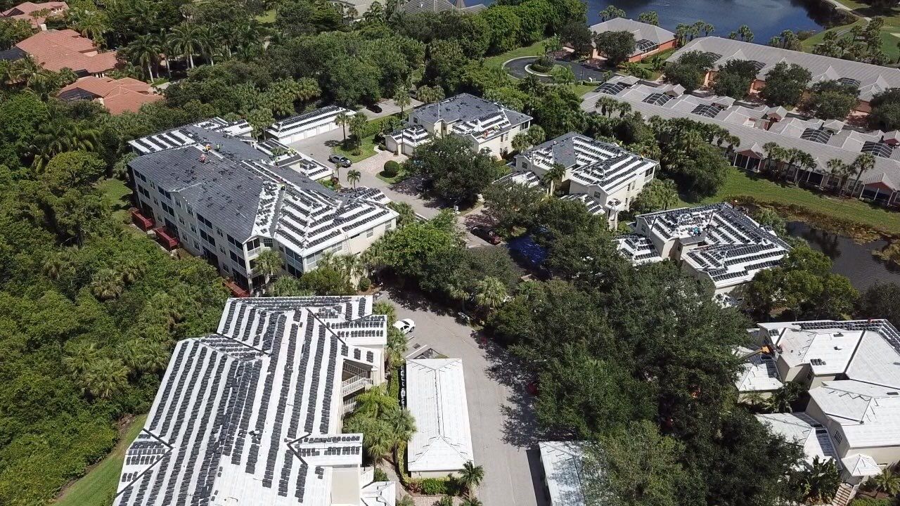 Heatherwood Apartments multi-building community reroof context image