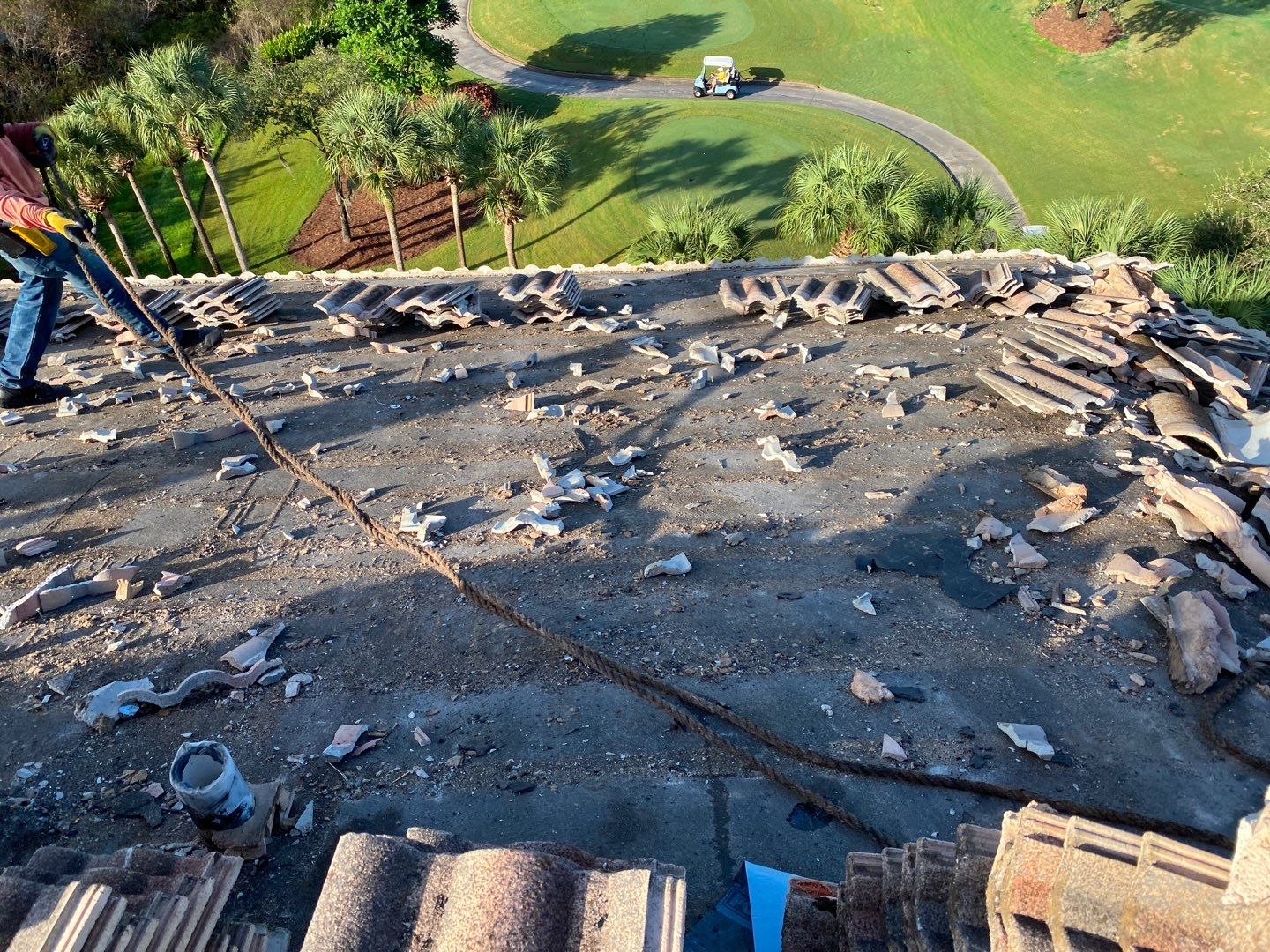Sandpiper Bay Club roof tear-off support image