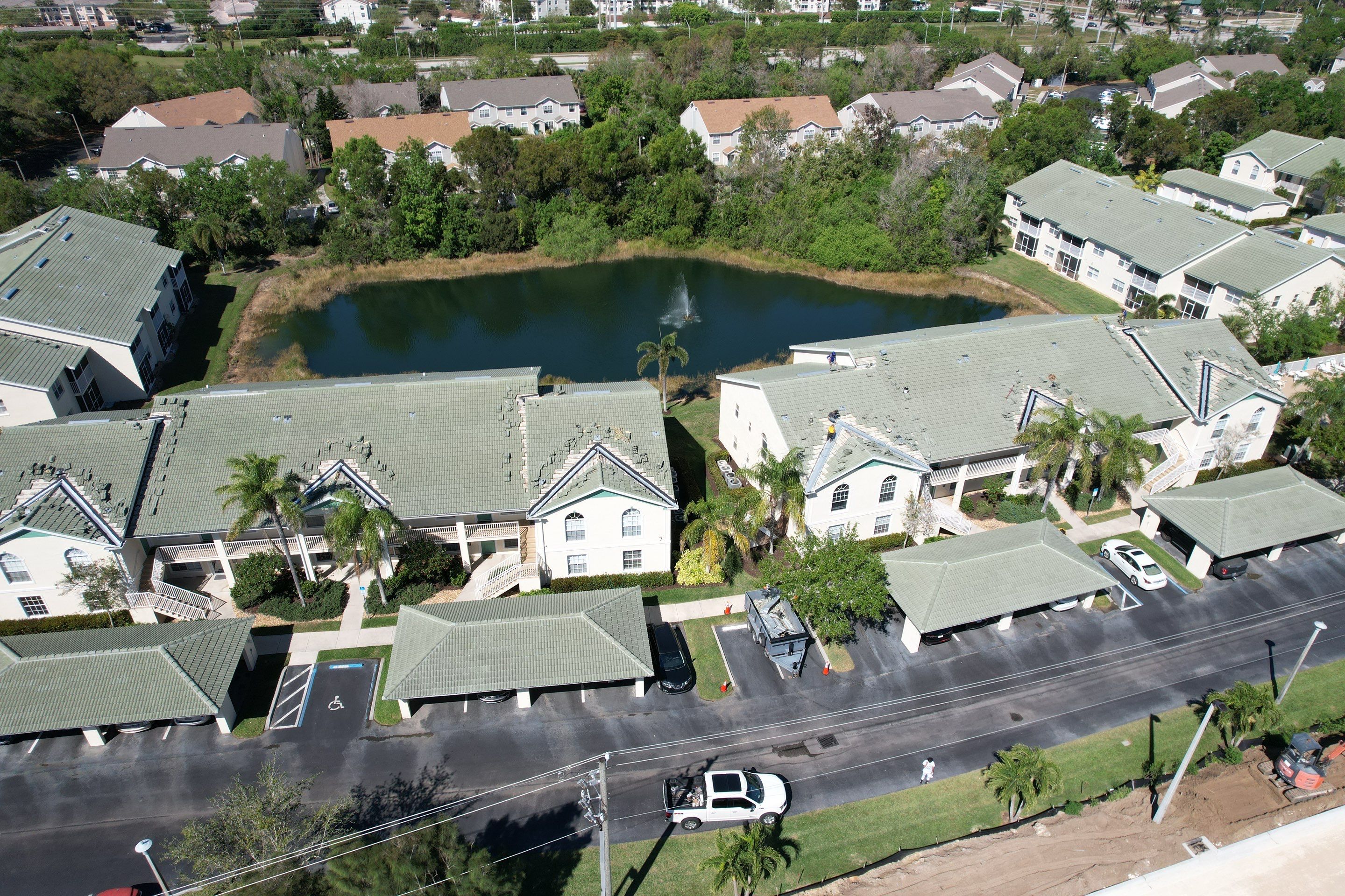 Bermuda Palms completed tile section